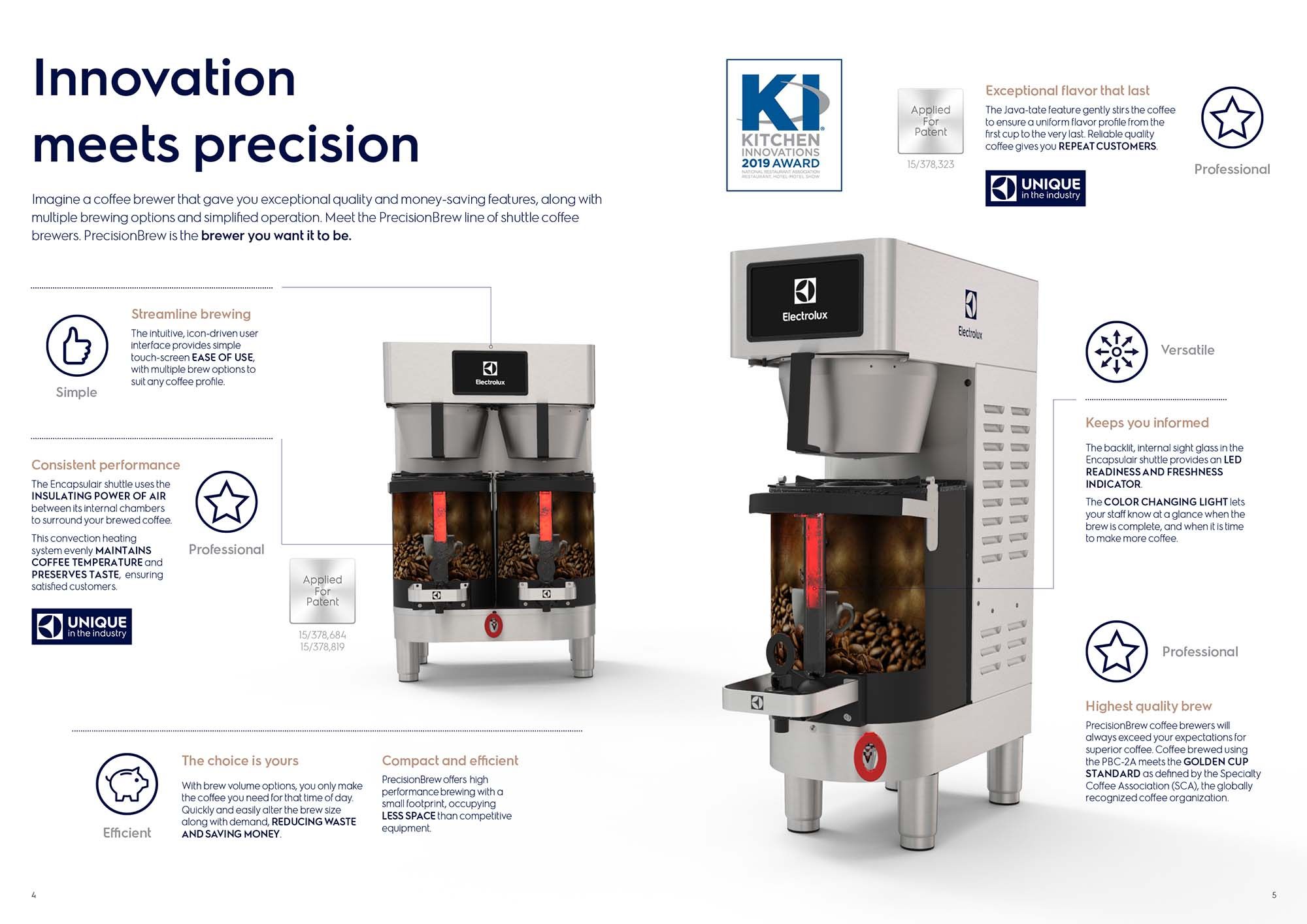 Grindmaster Espresso Brochure Spread