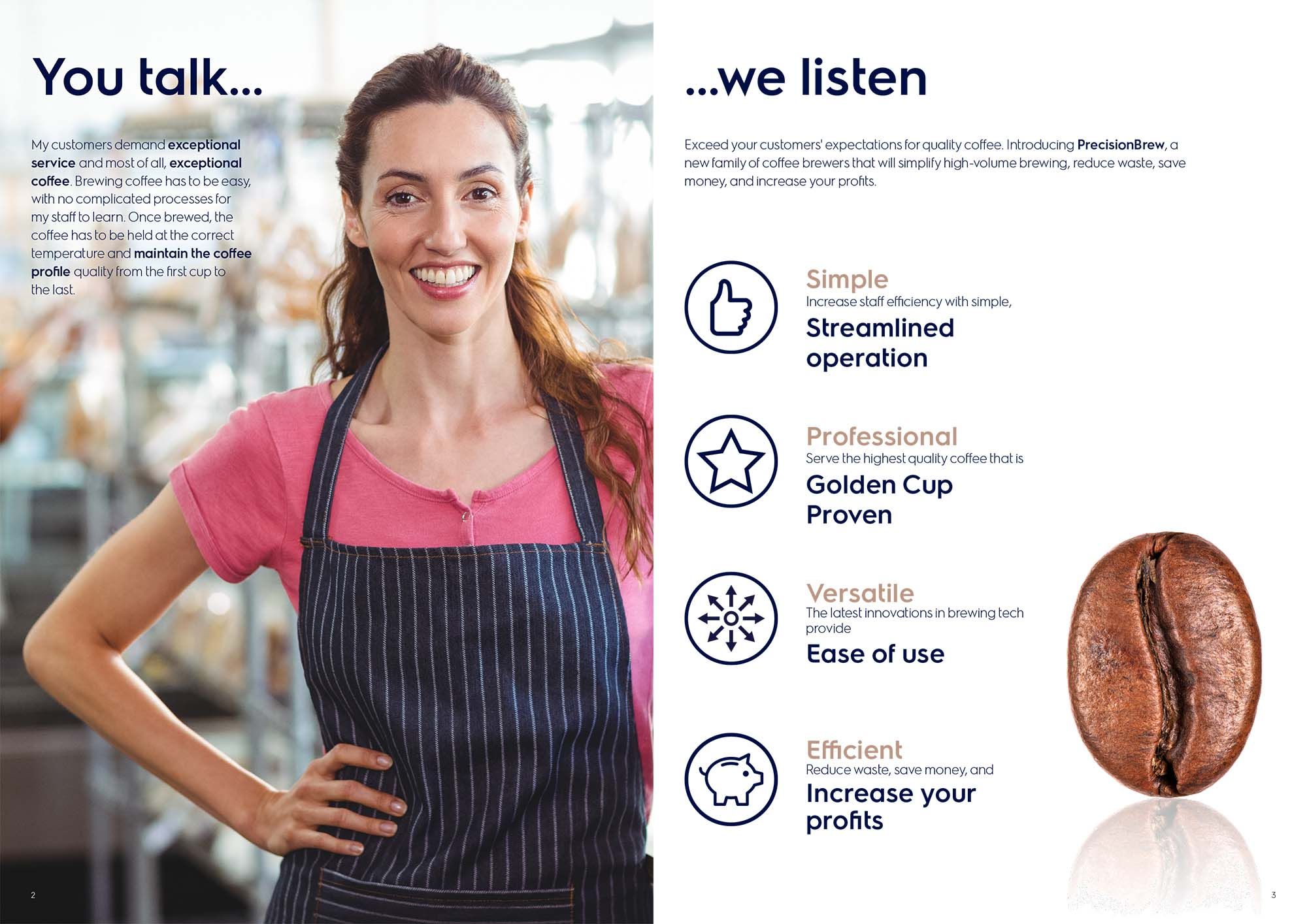 Electrolux PrecisionBrew Brochure Spread