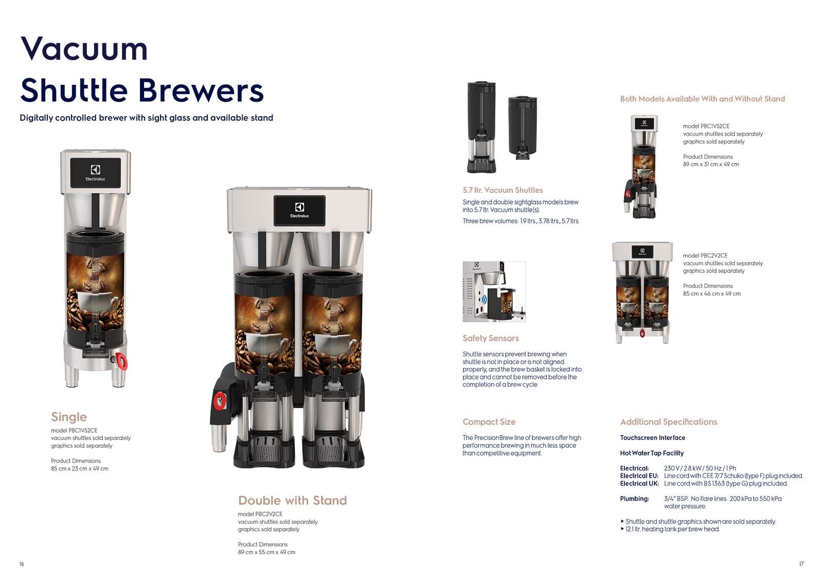 Electrolux PrecisionBrew Brochure Spread