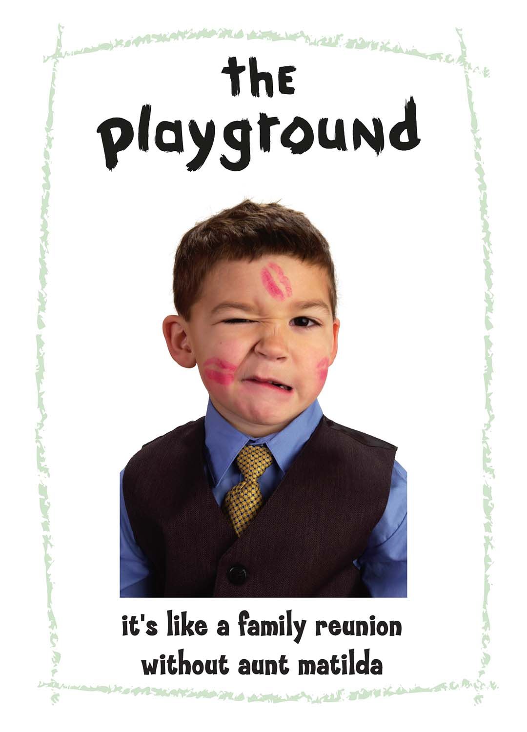 A Promotional Postcard for The Playground