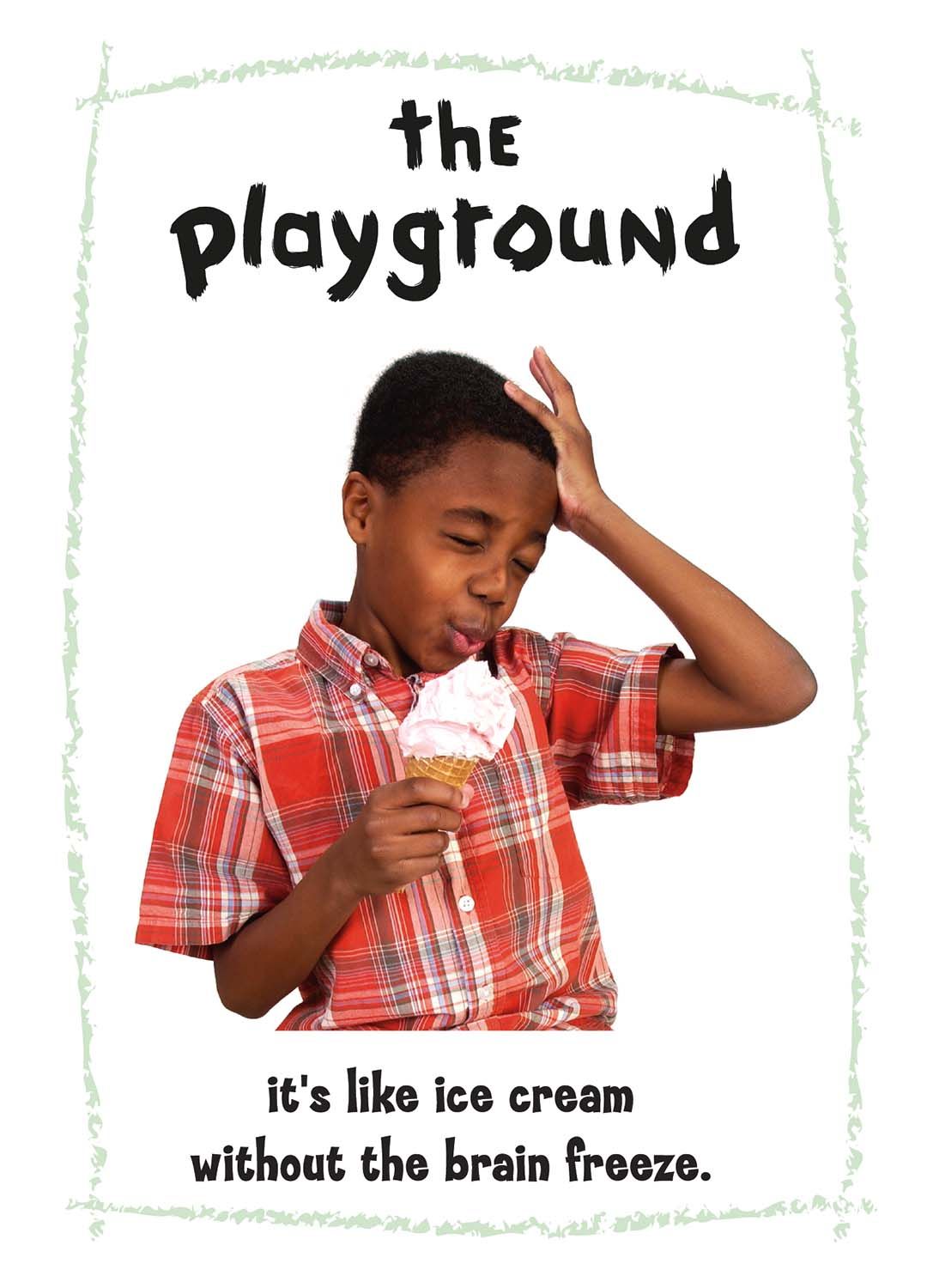 A Promotional Postcard for The Playground