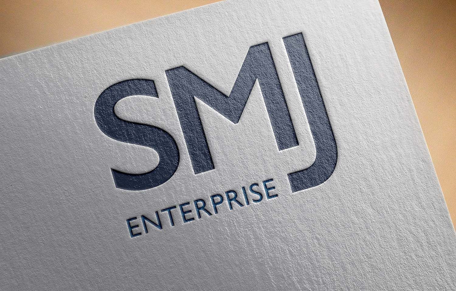 SMJ Enterprise Logo Embossed on Paper