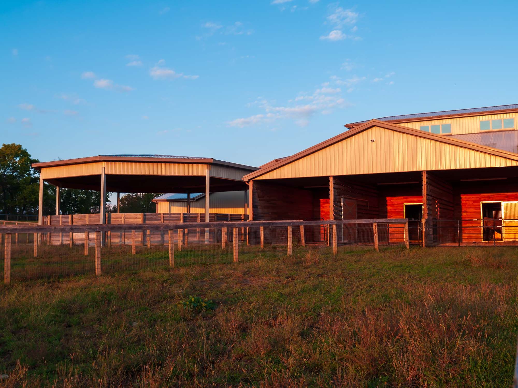 Aurora Farms Photo - Back of the Mare Barn